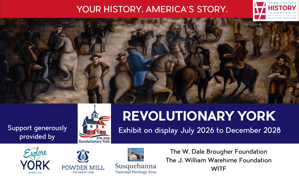 Revolutionary York image with funder names