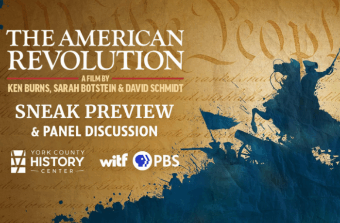 Graphic image for The American Revolution film by Ken Burns on PBS