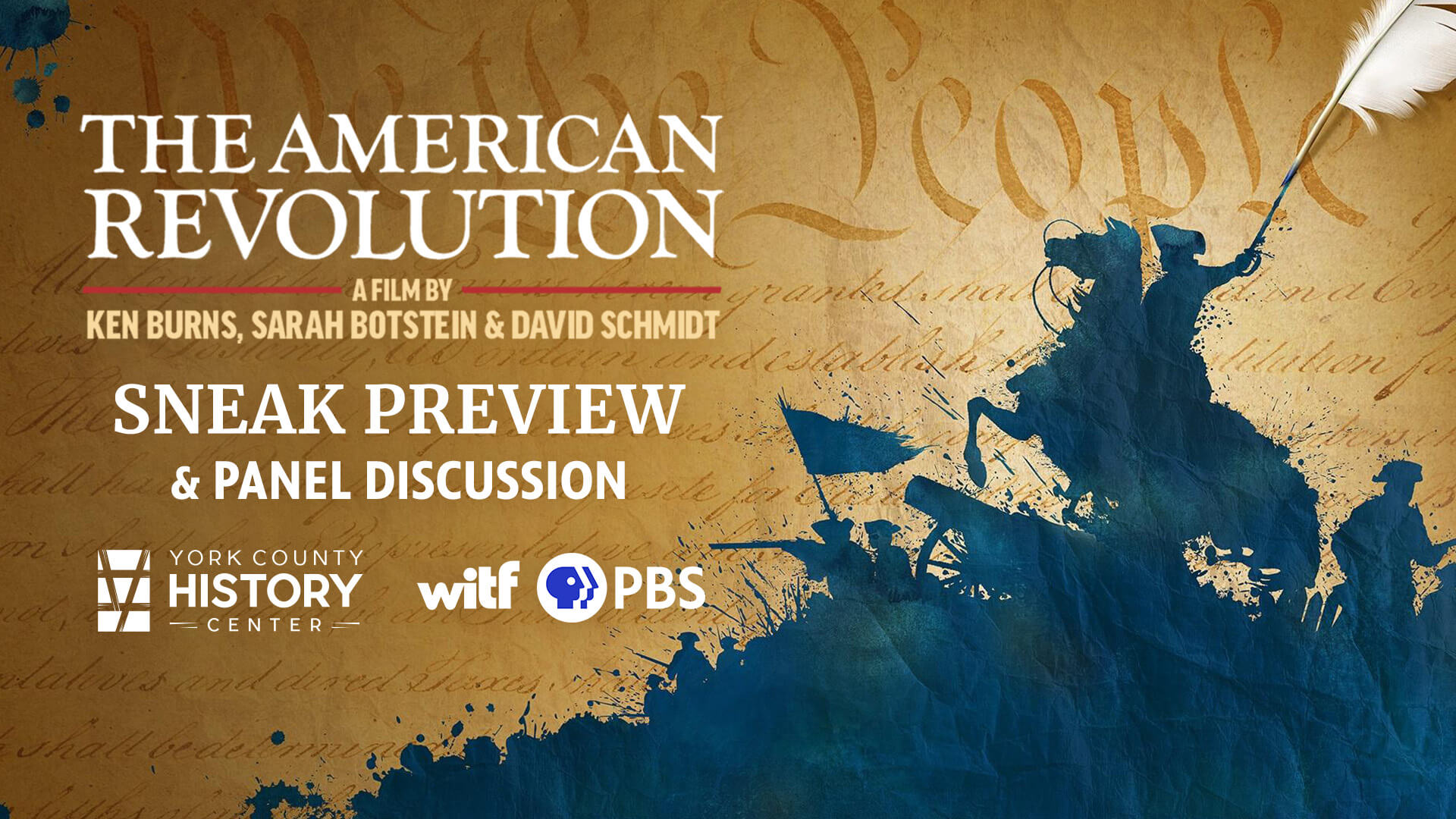 Graphic image for The American Revolution film by Ken Burns on PBS