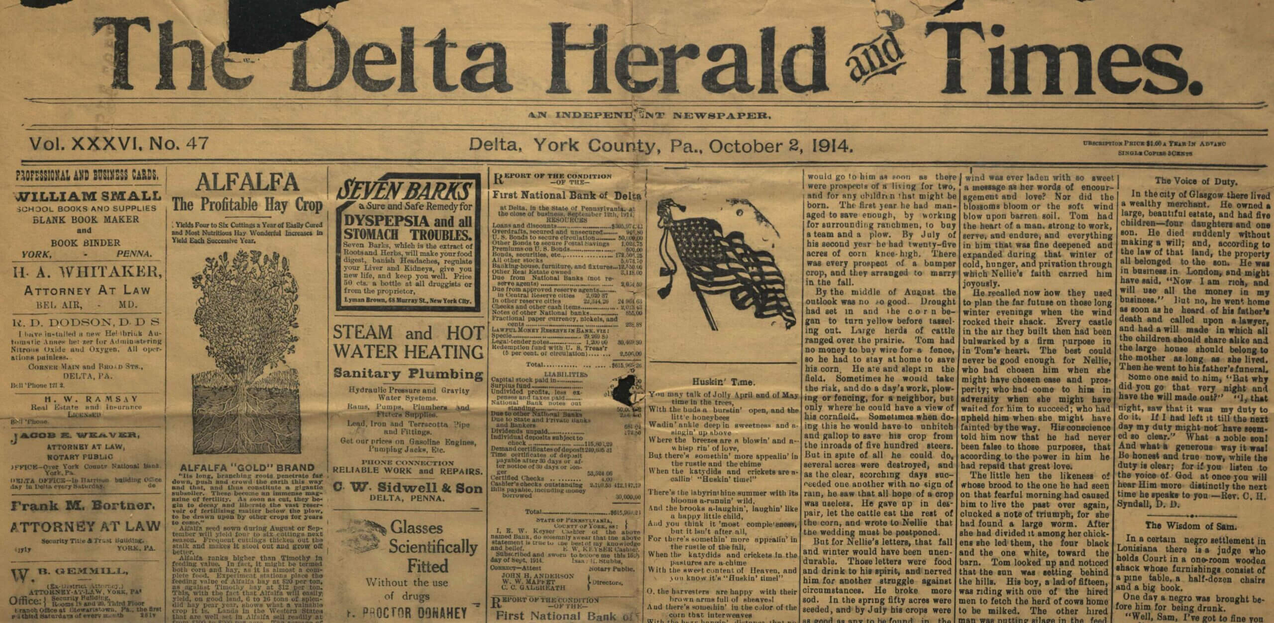 Newspapers Available From The History Center Archives