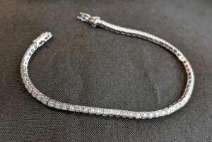 photo of a diamond bracelet