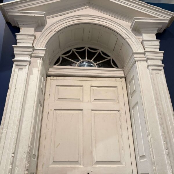 photo of the original York County Court House door in the Revolutionary York exhibit