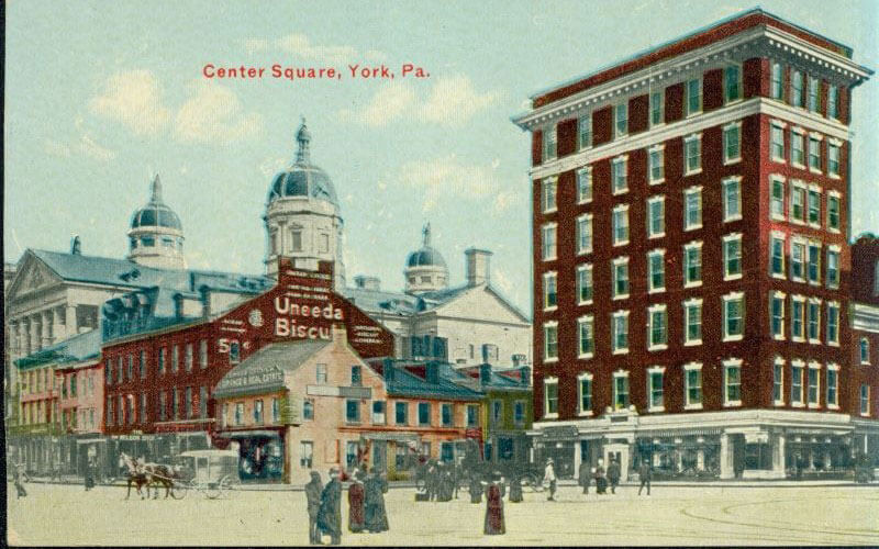 Library And Archives Postcard1 Center Square
