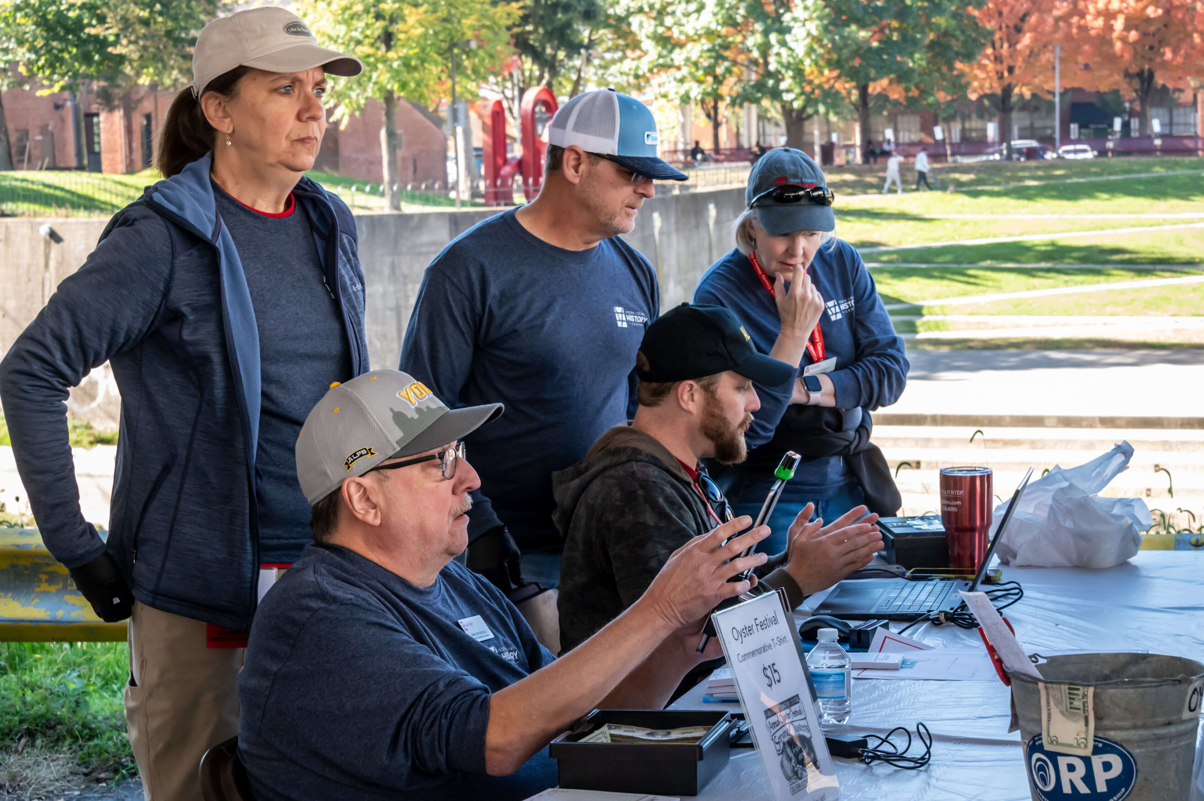 Fall Oyster Fest volunteers